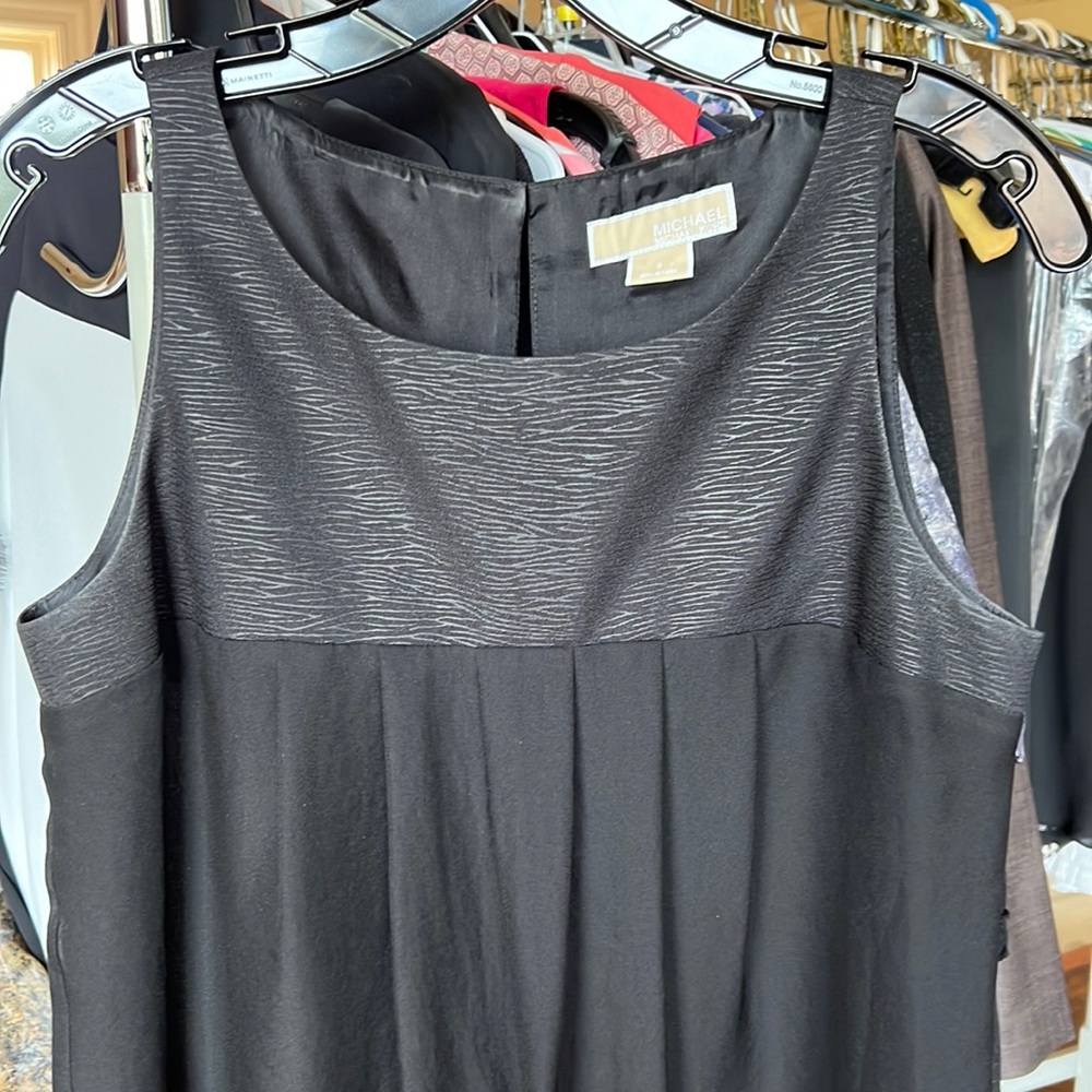 Michael Kors Black Sleeveless Tank Blouse